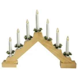 Star-Max LED-Weihnachtsleuchter 7er warmweiß 39,5 x 31 cm