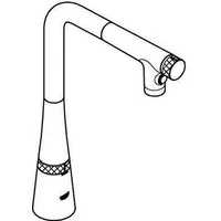 Grohe Zedra SmartControl 31886, Dual Spülbrause, chrom