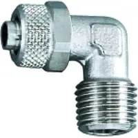 Riegler Winkel-Einschraubverschraubung, R 1/4 a., für Schlauch 8/6