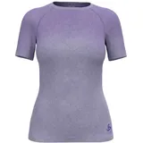 Odlo Damen Performance Light-Rain Dye BL Top Crew Neck S/S lila