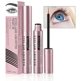 Wimpernserum – natürliches komestisches Wimpernwachstumsserum für längere, dickere Wimpern und Augenbrauen, steigert das Wimpernwachstumsserum, vegan und tierversuchsfrei