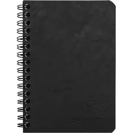 Clairefontaine 785921C Spiralbuch Age Bag kariert 9,5 x 14 cm 50 Blatt 1 St. Schwarz