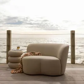 Woood Stone Loungesofa beige