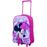 trolleys Kinder-Kabinentaschenkoffer mit Rollen und Teleskopgriff, ideal für Kurzurlaub, Urlaub, Übernachtungen und Schulausflüge, minnie maus, 43x29x14 cms, Kinder-Trolley-Tasche