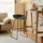 Möbel Kraft Barhocker 4er-Set 42 x 82 cm Schwarz