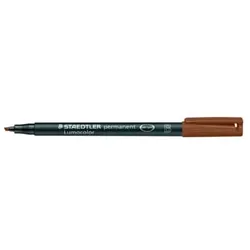 Folienstift Lumocolor B braun permanent