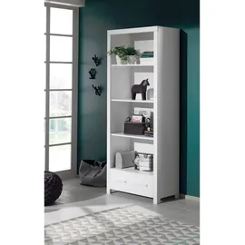 58 aufm Kessel Karalynn Standregal 87 x 39 x 206 cm Weiß