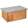 Relaxdays Igelhaus Bausatz  Orange/Grau