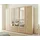 Priess Wäscheschrank Barcelona 230 x 193 x 54 cm Braun/Beige