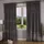 Gardinenbox Vorhang »Milano« Samt Blickdicht Schlaufenband Tunneldurchzug Blackout Bügelband kürzbar Grau 2 Stück HxB 235x135 cm, 20357