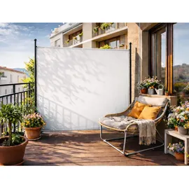 Quick Star Paravent 180 x 178 cm Stoff Raumteiler Stellwand Trennwand Balkon Sichtschutz