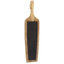 Antikas - Langes Servierbrett Schneidebrett aus Holz rustikales Küchenbrett