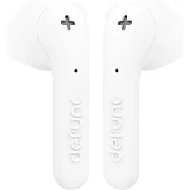 DEFUNC True Basic | True Wireless InEar - Ohrhörer integriertes Mikrofon, (Weiss) - Weiß