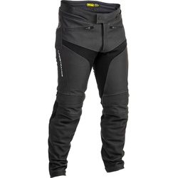 Lindstrands Sanden Motorrad Lederhose, schwarz, Größe 50 für Männer