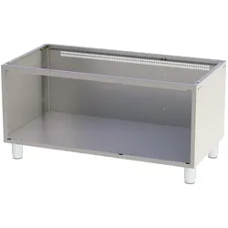 Groju Gastro Unterschrank Untergestell offen Standgerät 1200x730x600 mm Edelstahl