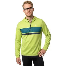 Head Racket Hoodie Lightlime/Teal L
