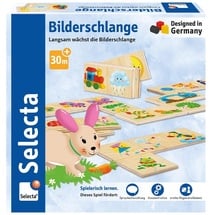 Selecta Schmidt Spiele 63024 Selecta, Bilderschlange, Legespiel aus Holz, 20 Teile