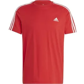 Adidas Herren Shirt Essentials Single Jersey, BETSCA/WHITE, XXL