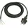 Weingärtner Anschlussleitung H07RN-F 2x1,0mm2 3m Konturenstecker schwarz WEINGÄRTNER