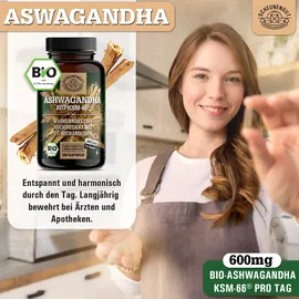 Scheunengut Scheunengut® BIO Ashwagandha Ksm-66 | Markenrohstoff mit mindestens 5% Withanolide 180 St