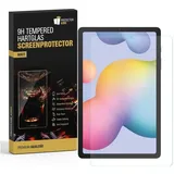 PROTECTORKING 6x 9H Hartglas für Samsung Galaxy Tab S6 Lite Rot