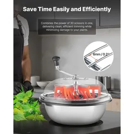 Vevor Erntemaschine Bowl 42cm manuell