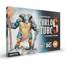AK-Interactive Signature Set Carlos Tobes 14 Farben + Figur