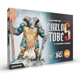 AK-Interactive Signature Set Carlos Tobes 14 Farben + Figur