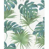 Schöner Wohnen Leaves weiß-grün