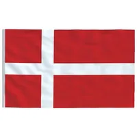 VidaXL Flagge Dänemarks 90 x 150 cm