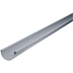 PVC Regenrinne grau
