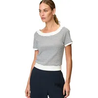 Zero Streifenshirt mit Raglan Ärmel CreamDark Blue,40 | 40