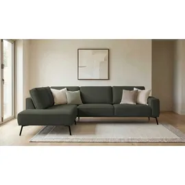 OTTO home Eckcouch Chenille 2-Sitzer Grün