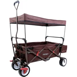 FUXTEC Fuxlife Einsteiger Bollerwagen FX-CT350 Braun