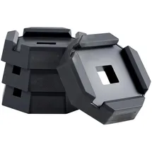 Vevor Wagenheber 4er-Pack Gummi 139,7 mm
