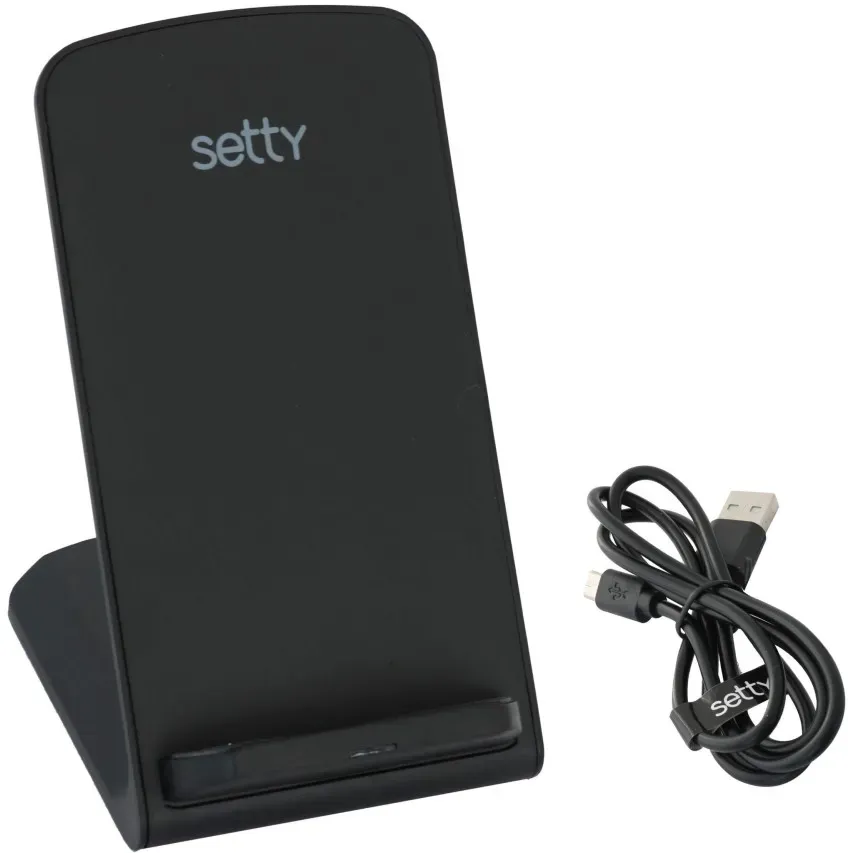 Setty Induktive Ladestation Smartphone Universal Kabelloses Laden 10 Watt