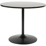 miliboo Design-Esstisch rund Schwarz D90 CALISTA