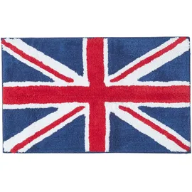 Homescapes Badematte Union Jack Blau/Weiß 45 x 75 cm