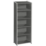 Kerkmann Artline Aktenregal 80 x 38 x 185 cm grau
