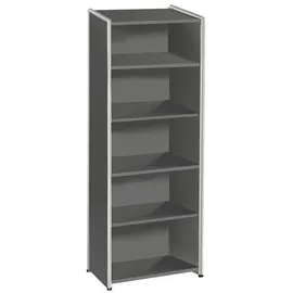 Kerkmann Artline Aktenregal 80 x 38 x 185 cm grau