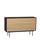 WoodMan Stripe 140 x 84 x 40 cm Schwarz