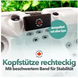 Canadian Spa Kopfstütze rechteckig Schwarz