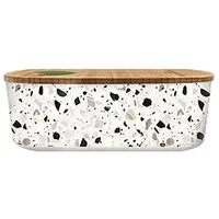 Chic.mic GmbH chic.mic lunchbox bioloco plant natural terrazzo oval