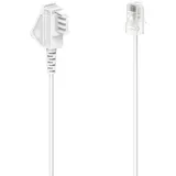 Hama DSL Anschlusskabel [1x TAE-F-Stecker - 1x RJ45-Stecker 8p2c] 6m Weiß