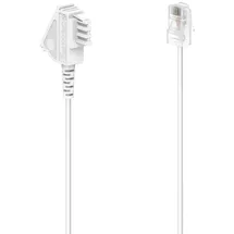 Hama DSL Anschlusskabel [1x TAE-F-Stecker - 1x RJ45-Stecker 8p2c] 6m Weiß