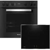 Miele Herdset Miele H 2459 I Obsidianschwarz + KM 7061 FR