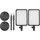 Kaiser LED-Desktop-Beleuchtungs-Set PL 24Vario 2Kit