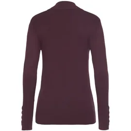 LASCANA Strickpullover Damen brombeer/burgunder Gr.32/34