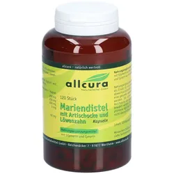allcura Mariendistel mit Artischocke und Löwenzahn