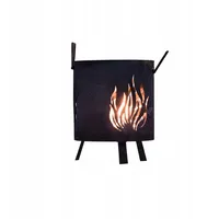Feuertonne Gartenfeuerstelle aus Cortenstahl Ø 30cm x 37cm Robuste Outdoor Feuer